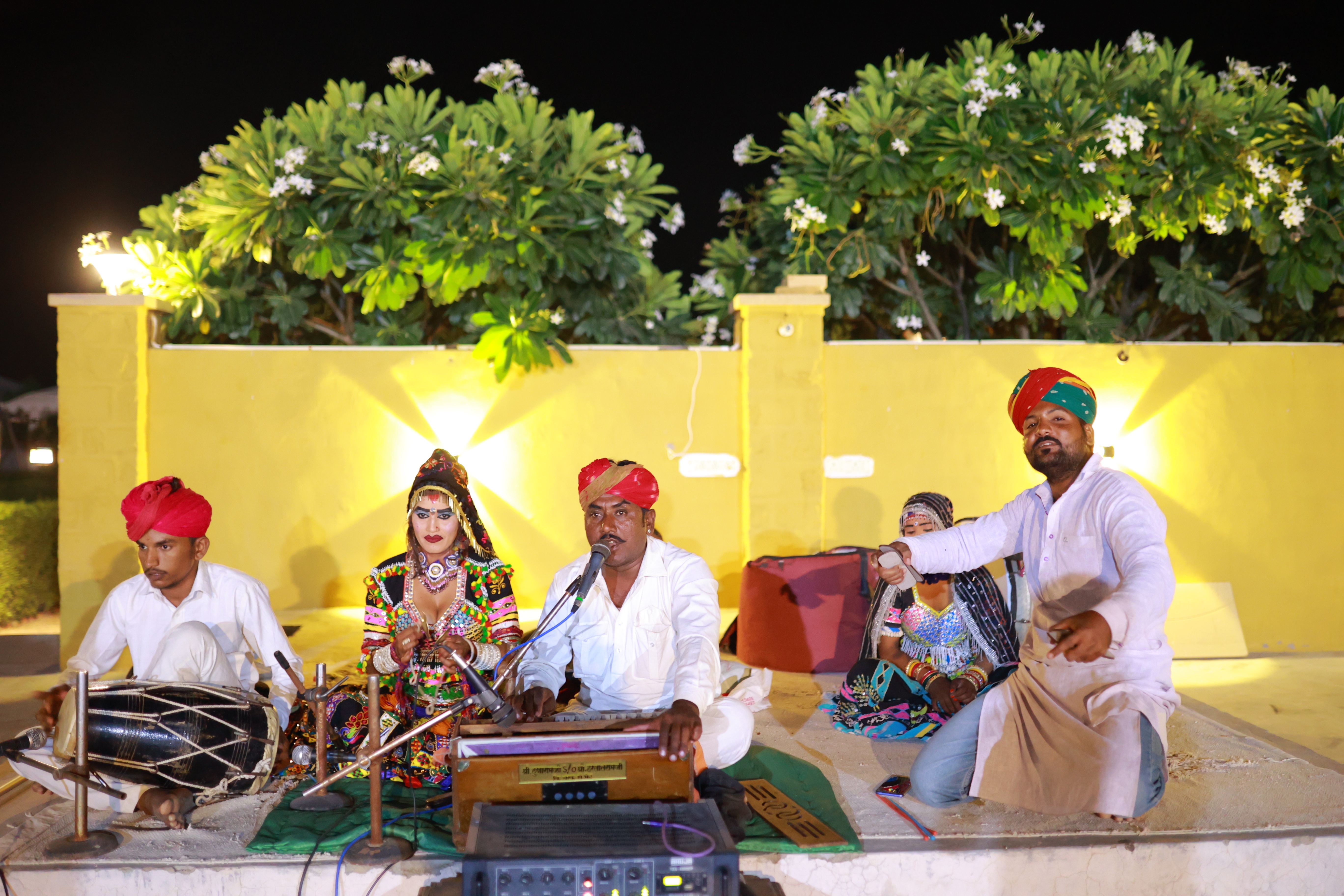 Camel Safari at Sunset